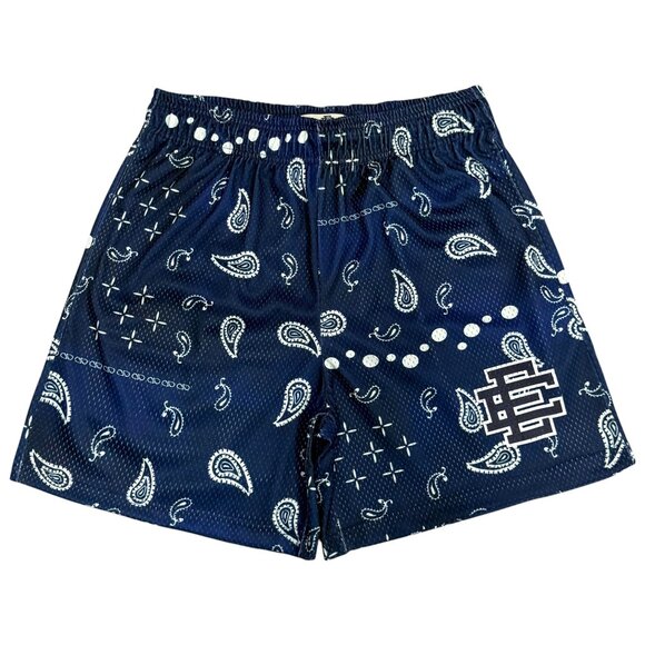Eric Emanuel EE Basic Shorts Navy Paisley - Picture 1 of 4
